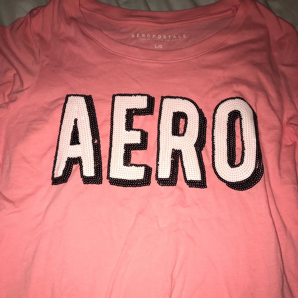 Pink Aeropostale shirt